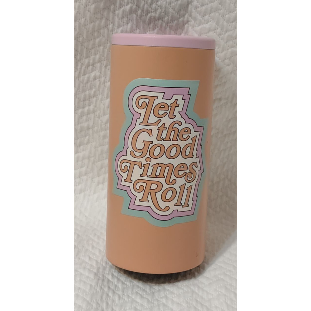 Studio oh 'Let the good times roll' insulated can cooler